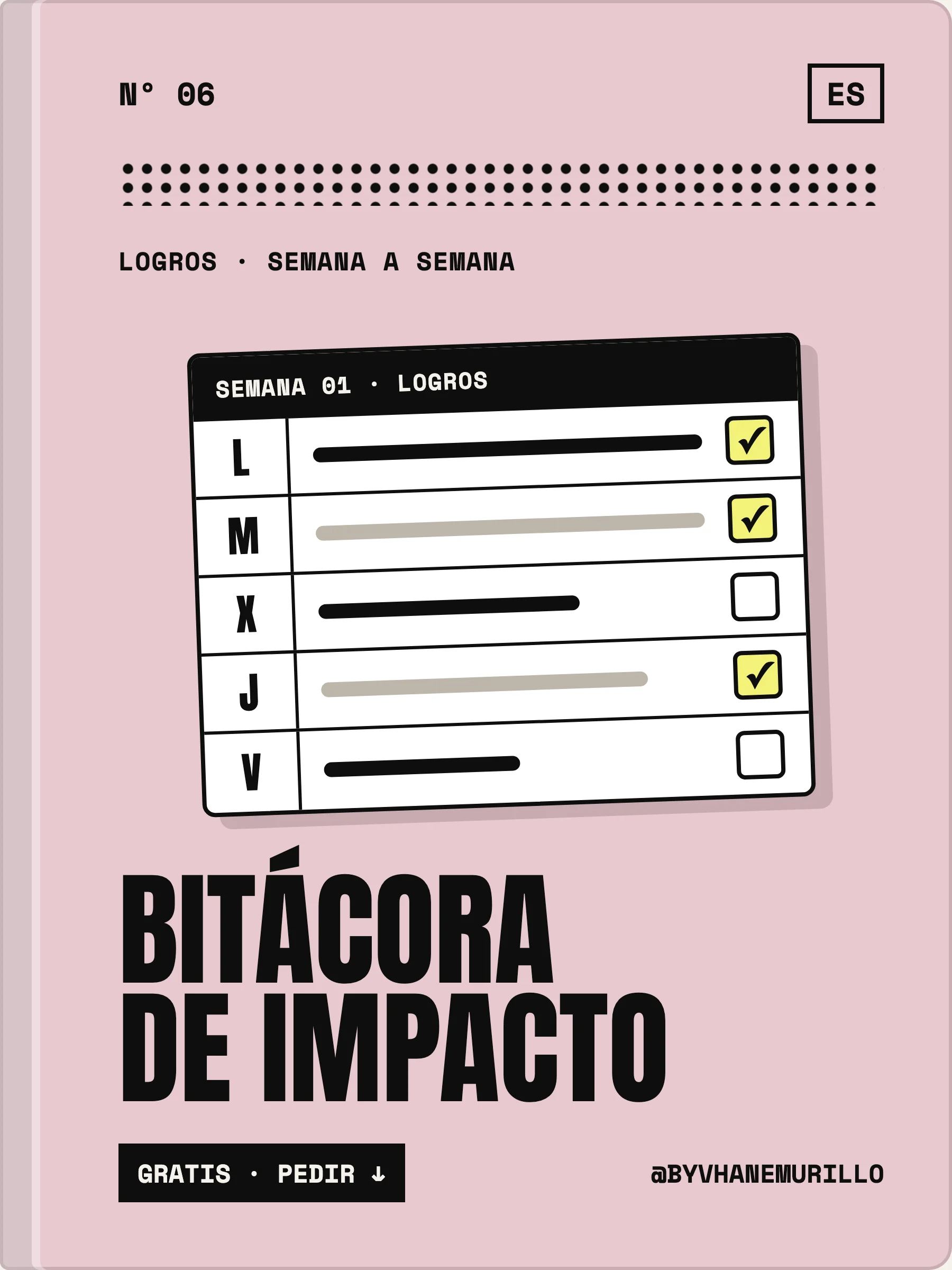 Portada: Bitácora de Impacto